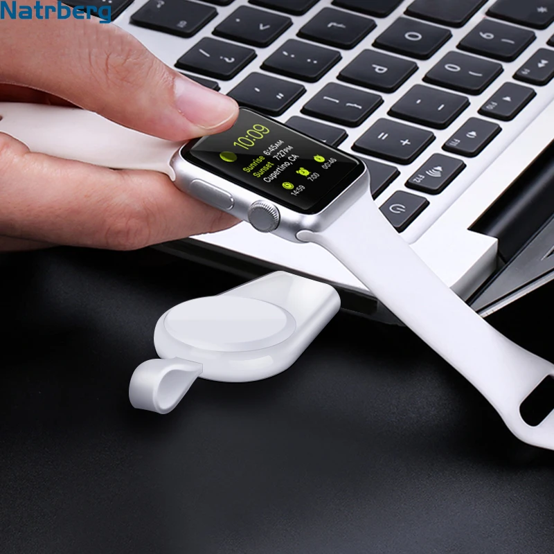 

Natrberg Wireless Charger For Apple Watch 4 Charger Portable USB Charger Stand Wireless Magnetic Charging Cable Series 4 3 2 1