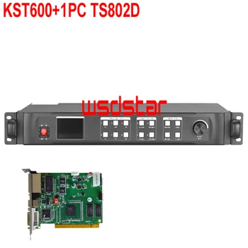 

KST600+1PC TS802D LED Display Video Processor 1920*1080 1920*1200 DVI/HDMI/VGA/CVBS Aliexpress hot sales LED Video Processor
