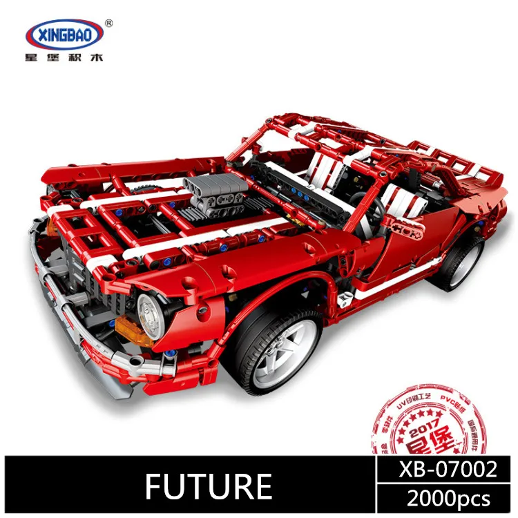 

Xingbao07001/07002/07003 New Genuine Creative MOC Technic Series super car Set Children Building Blocks Bricks Educational Toys
