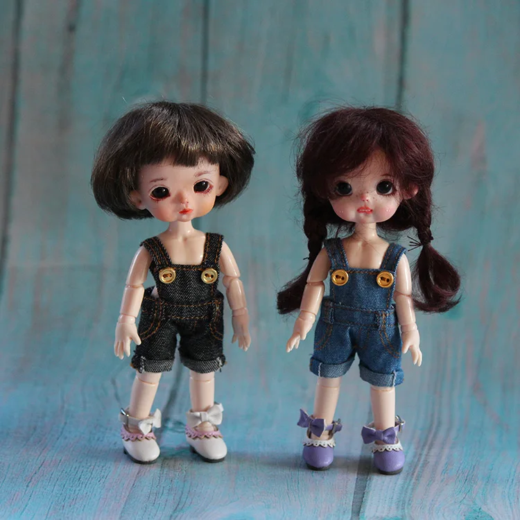 Bjd doll s тканевые джинсы шорты для bjd doll s 1/12 SD bjd doll