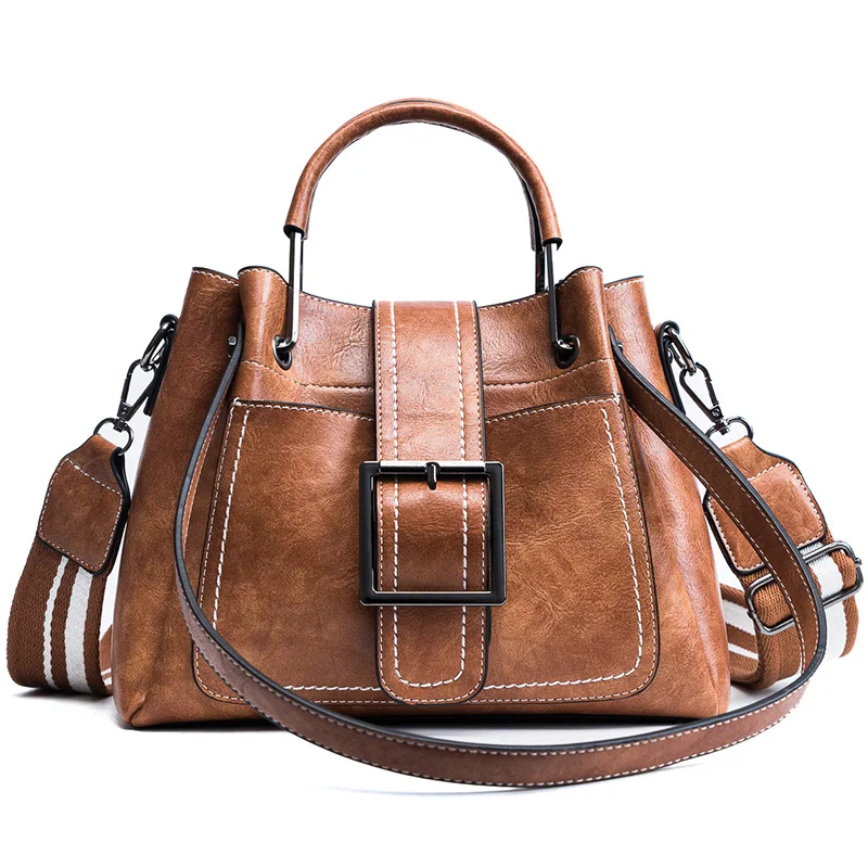

Korean version of the one-shoulder slung fashion retro retro minimalist handbag