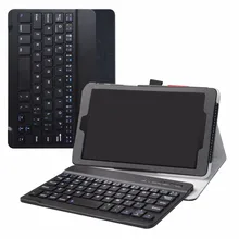 Для планшета 8," Alcatel 3 T 8 дюймов() Съемная клавиатура Bluetooth чехол, портативный складной Стенд PU кожаный чехол