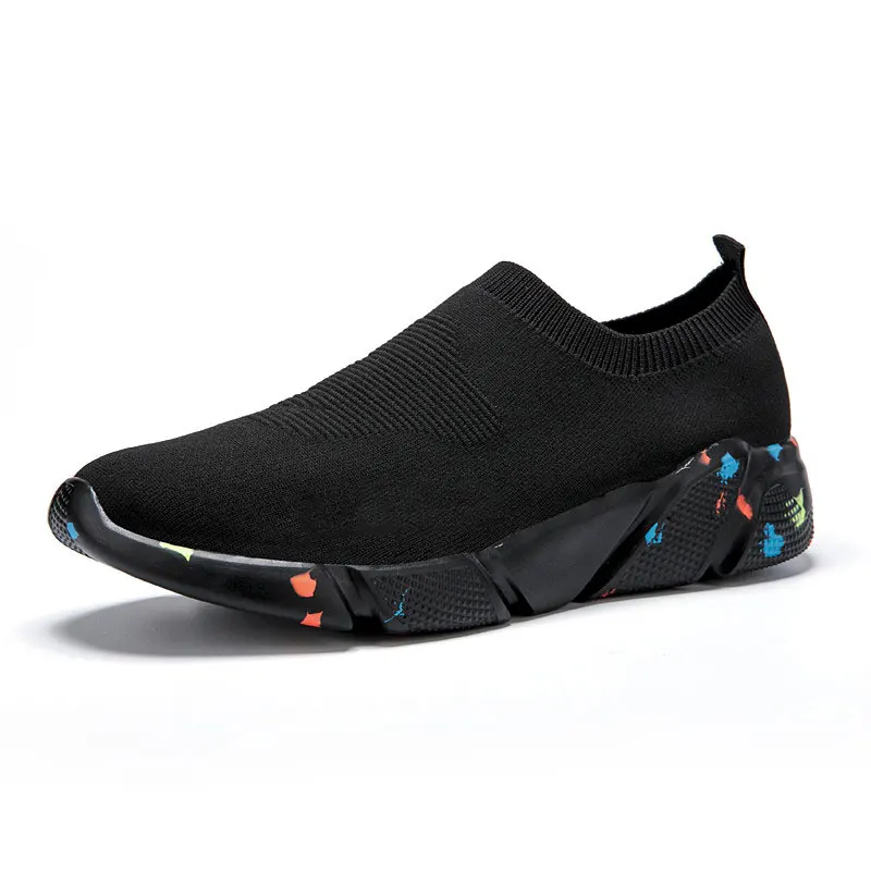 MWY/дышащая прогулочная обувь; женская уличная Мужская Спортивная обувь; мужские носки унисекс; кроссовки; трикотажная обувь; обувь для бега - Цвет: Multicolor