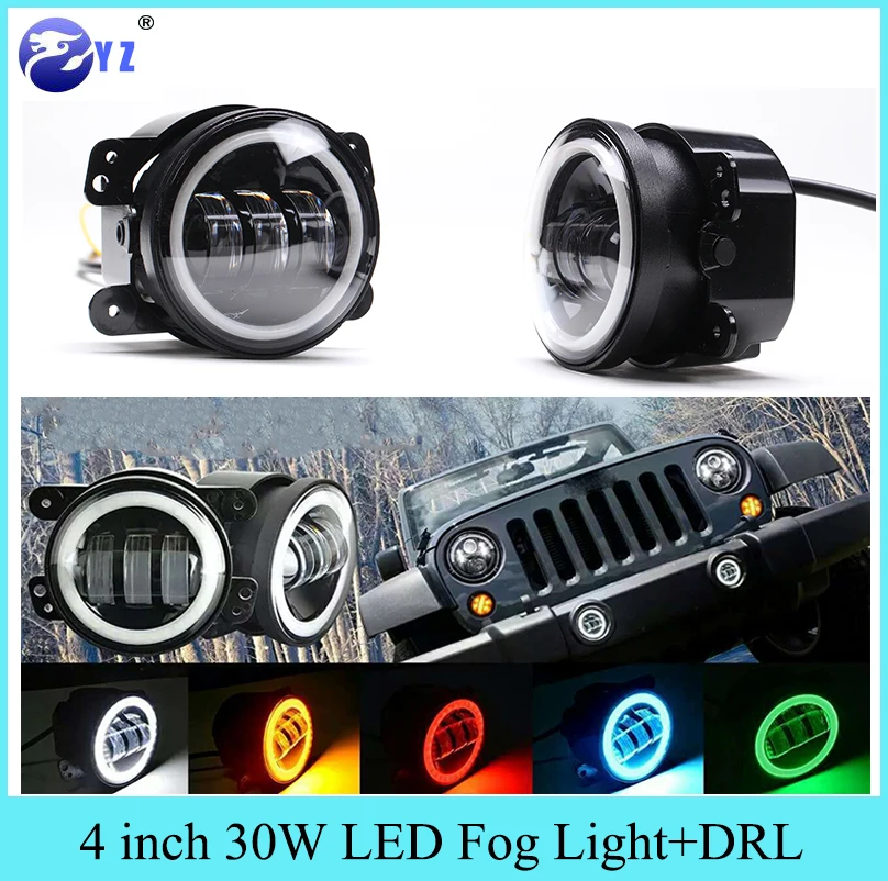 2 предмета для Jeep Wrangler JK Dodge Magnum путешествие Chrysler 300 PT Cruiser 4 дюйма 30 Вт светодиодные
