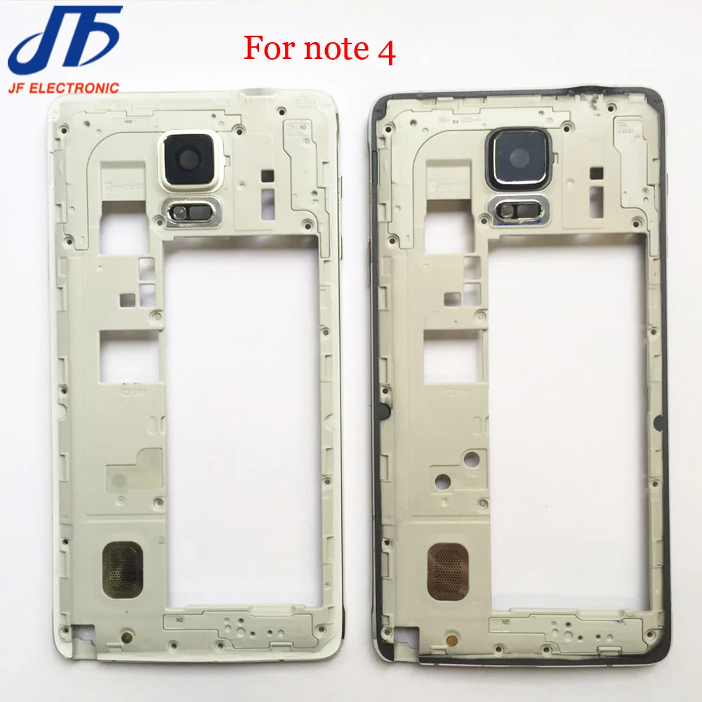 Средняя рамка Пластина Крышка корпуса для Samsung Galaxy Note 4 N910F N910A N910T N910V N910Pall