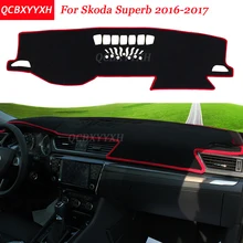 Автомобильный Стайлинг приборной панели Избегайте свет коврик полиэстер для Skoda Superb- LHD инструмент крышка платформы стол защитные коврики