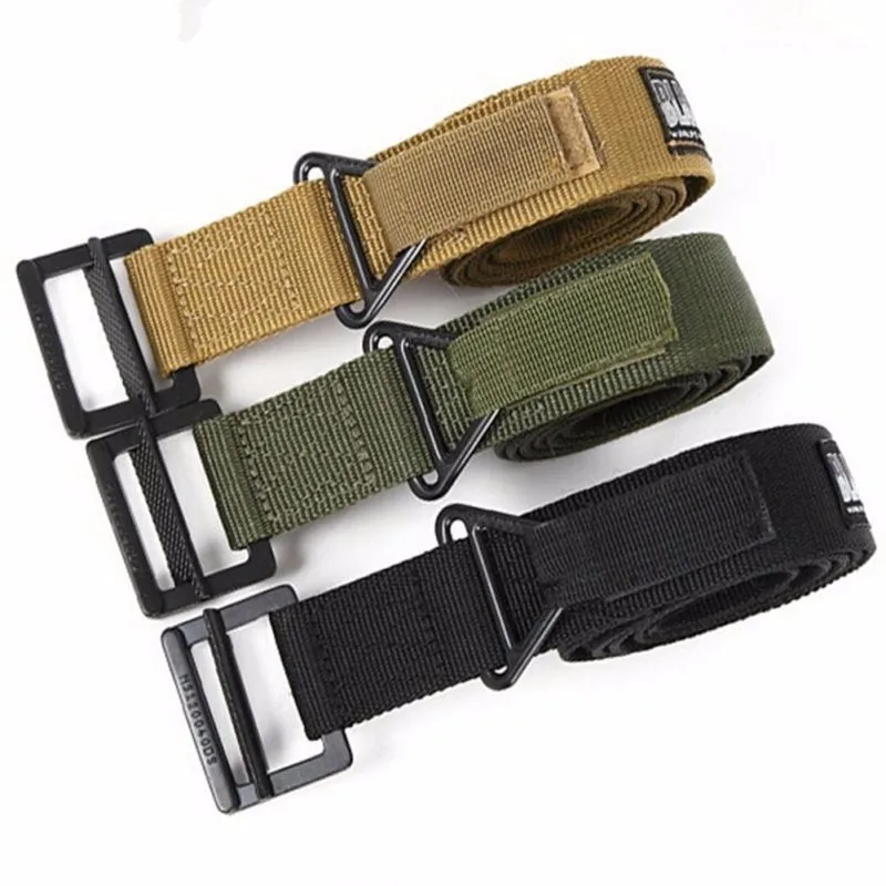 Открытый охотничий военный пояс боевой спасательный Rigger Duty Belt армейские тактические холщовые ремни