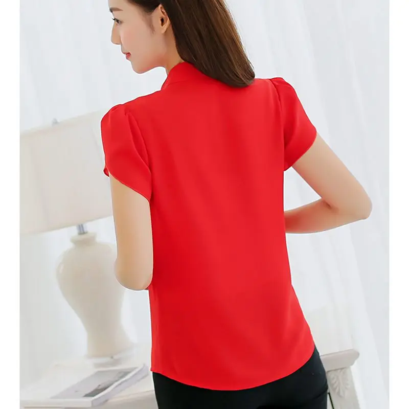 2018 Летняя женская рубашка новый стиль модный пуловер с v образным вырезом топ из
