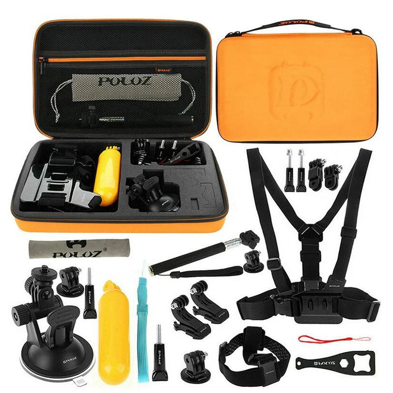 

Profession Sports for GoPor Cameras Accessories Kit go pro hero 6 5 4 3 Sports set for SJCAM Xiaomi Yi 2 4K Action Camera