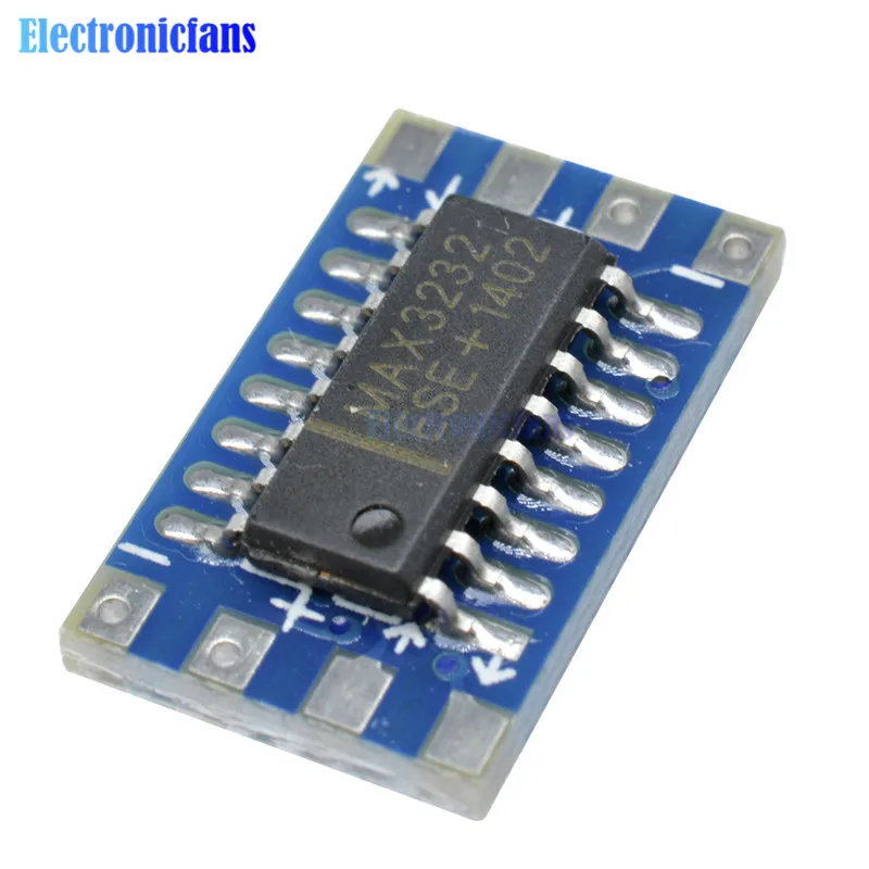10 шт. Серийный порт Mini RS232 в TTL адаптер Модуль платы MAX3232 115200bps|mini mini|rs232 ttlmini board |
