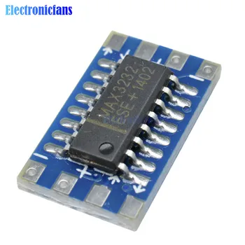 

10PCS Serial Port Mini RS232 to TTL Converter Adaptor Module Board MAX3232 115200bps