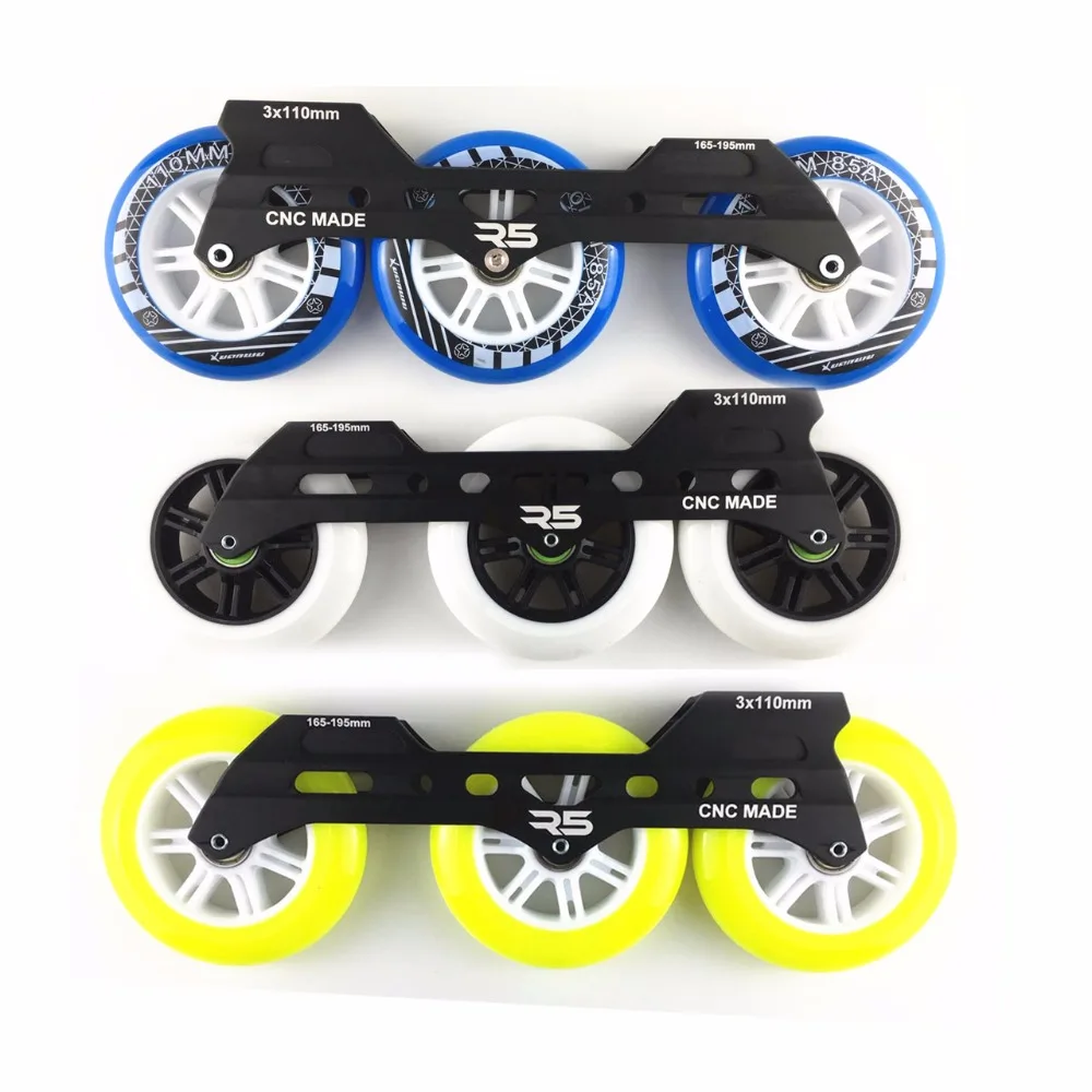 JEERKOOL Inline Speed Skates Base 3*110mm Aluminium Alloy Skates Frame