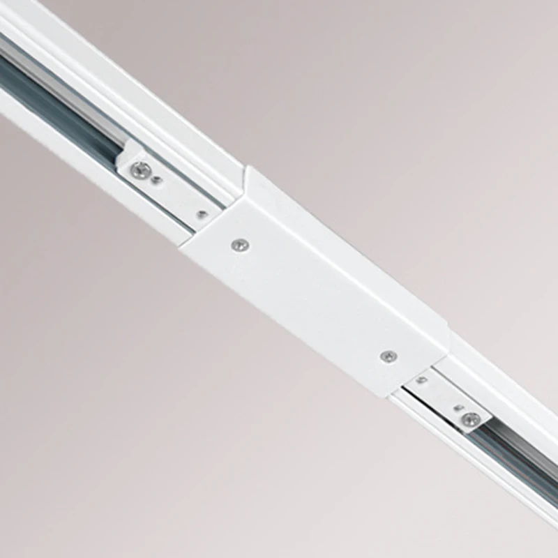 GO OCEAN Track Lighting LED Track Rail Connector Straight Connectors 3 Wire Rail Connector Rail Joiner (2)