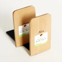 Книжный держатель для книг, подставка для книг из натурального дерева, совершенно Противоскользящий офисный товар