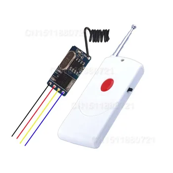 

Micro Small Remote Control Switches Lithium Battery DC Power Supply Mini RF Wireless Switch DC 3V 3.7V 5V 6V 9V 12V 315M/433M