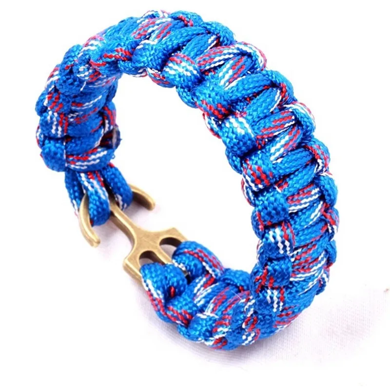 YZ походный аварийный Тактический плетеный трос для выживания Pulseras спасательный