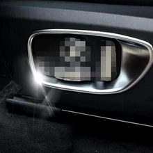 2 шт./компл. хром матовый автомобиля Внутренняя регулировка сиденья кнопки снаружи Рамки чехол накладка для Land Rover Discovery Спорт