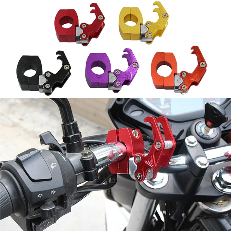 

Motorcycle Handlebar Hook Helmet Luggage Storage Carry Holder Hanger Accessories