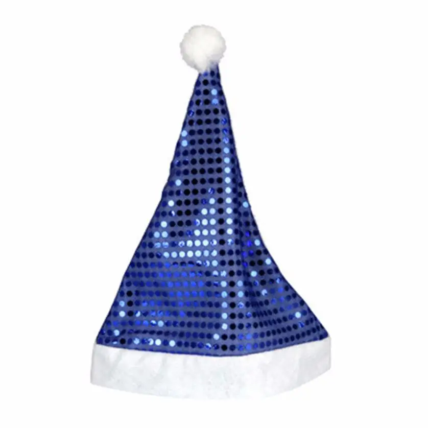 1 шт., Рождественская шапка, НОВАЯ РОЖДЕСТВЕНСКАЯ Праздничная Рождественская шапка с принтом звезд, подарки Санта-Клауса, Нетканая шапка#15