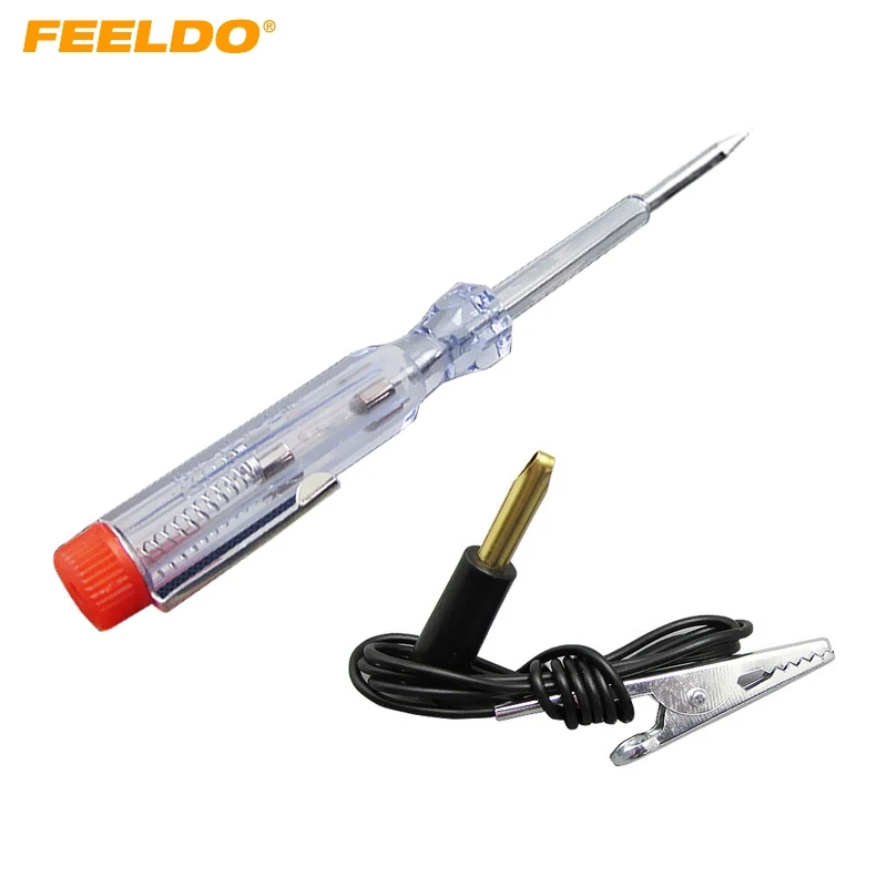 

FEELDO Auto DC 6V-24V Electric Screwdriver Voltage Detector Tester Pen for Car Motorcycle Repair Tool #HQ1373