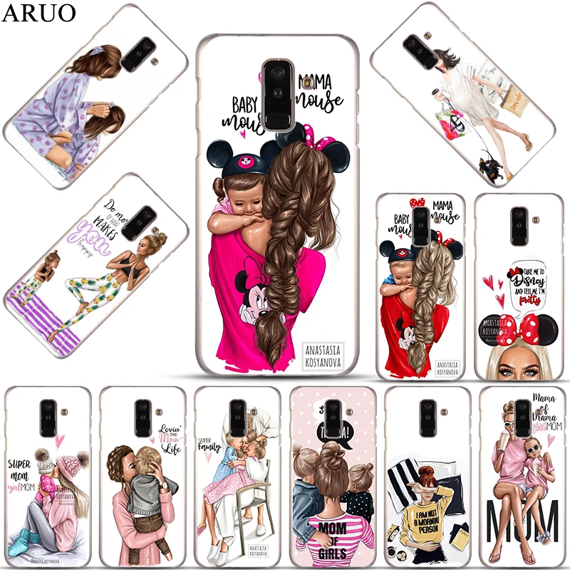 

Baby best Mom Girl Queen clear cover case for Samsung Galaxy C10 C10Plus C9Pro C5 C5Pro C7 C7Pro E7 E5 Hard PC matte phone cases