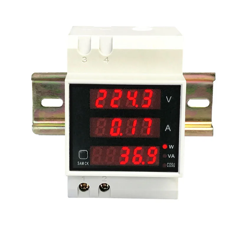 DYKB AC 110V 220V 100A цифровой ватт измеритель мощности амперметр вольтметр светодиодный