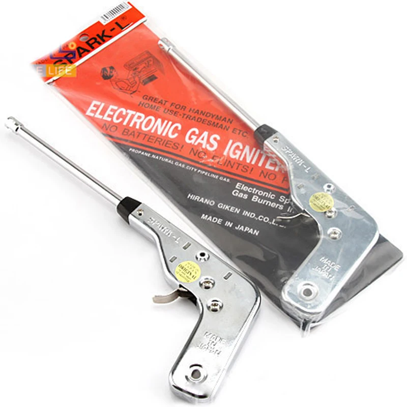 Stainless Steel Lighters Gas Burner Fire Starter/Gas Stove Electronic Lighter Cooking Baking Bbq