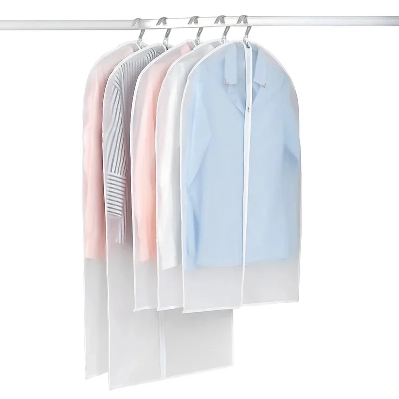 

Cloth Hanging Organizers Bag Breathable Garment Bag Clothes Covers Dust-proof Safe Storage Organizer for Suits Dress Coat 5PCS