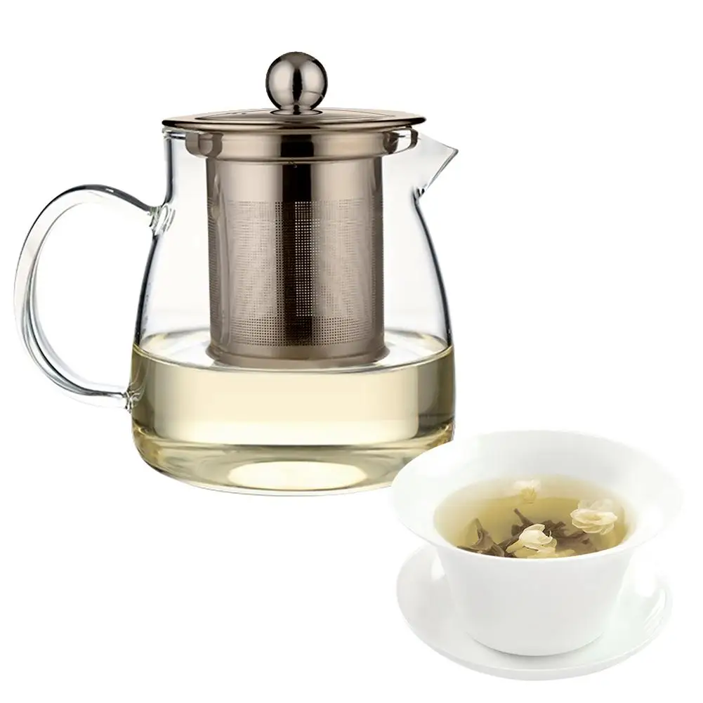 

1Pc Reusable Stainless Steel Tea Strainer Mesh Infuser Basket Loose Tea Leaf Infusers Herb Filter for Mug Teapot Tea Accessories