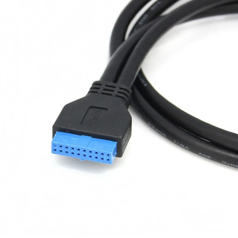 Адаптер для материнской платы двойной порт 50 см USB кабель 3 0 Для 20