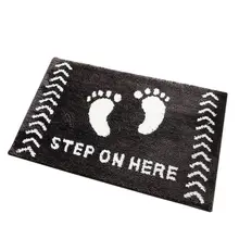 Противоскользящий коврик, кухонный ковер, Забавный Флокированный ковер с рисунком, коврики для дома, ванной комнаты, супер впитывающий коврик