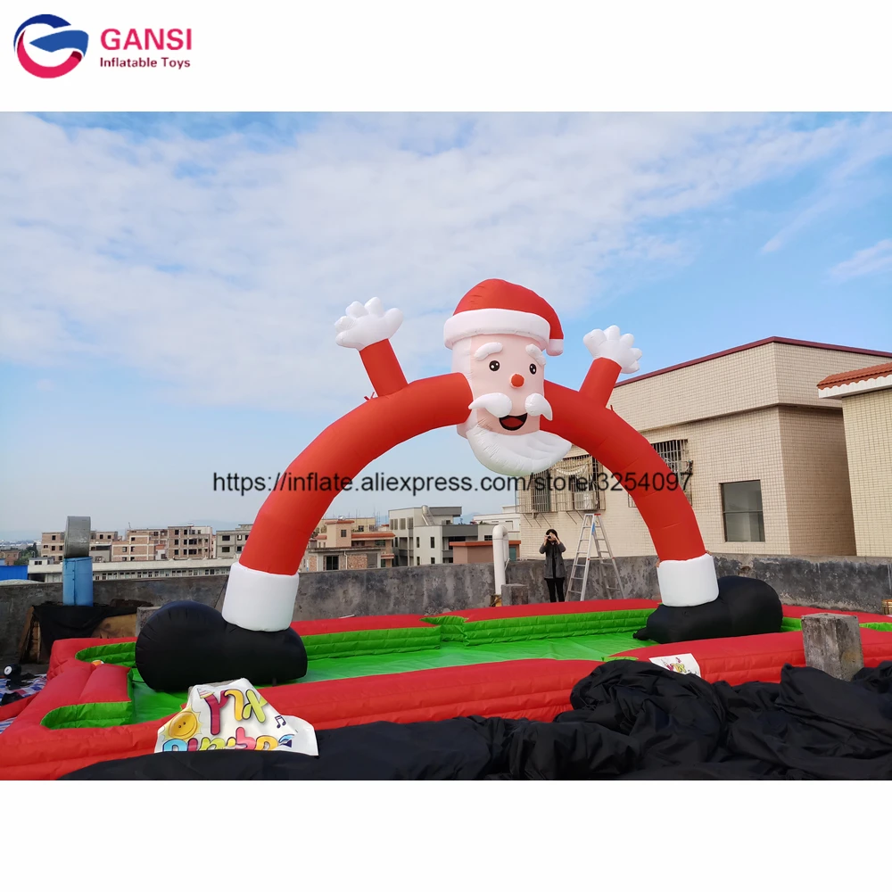 inflatable christmas arch09