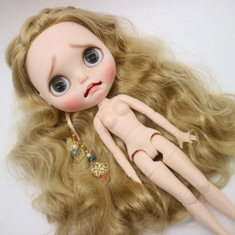 Индивидуальная кукла DIY цельная кукла без одежды blyth кукла для девочек Обнаженная кукла милая кукла