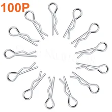 100pcs Micro Body Clips Pins For RC 1 18 WLtoys A949 A959 A959 B A969 A979