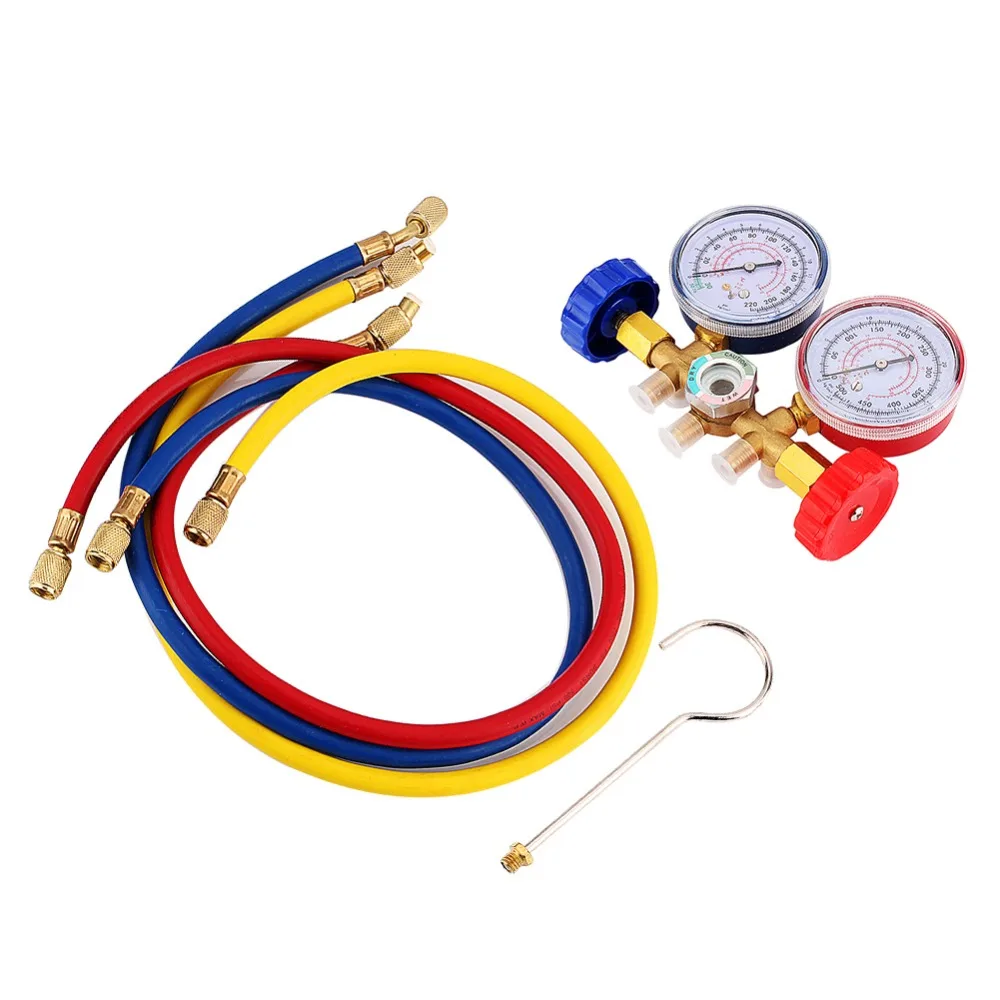 AC Diagnostic Manifold Gauge Refrigeration Air Conditioning Tool Set sn