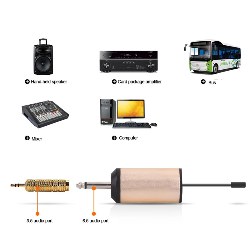 UHF Беспроводная микрофонная система ручной светодиодный микрофон UHF динамик с портативным usb-приемником для KTV DJ речевой усилитель записи