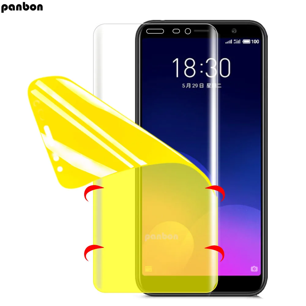 

Full Cover Soft Hydrogel Film for meizu Pro 7 6 6S TPU soft back case For Meizu Pro 7 6 Plus Screen Protector