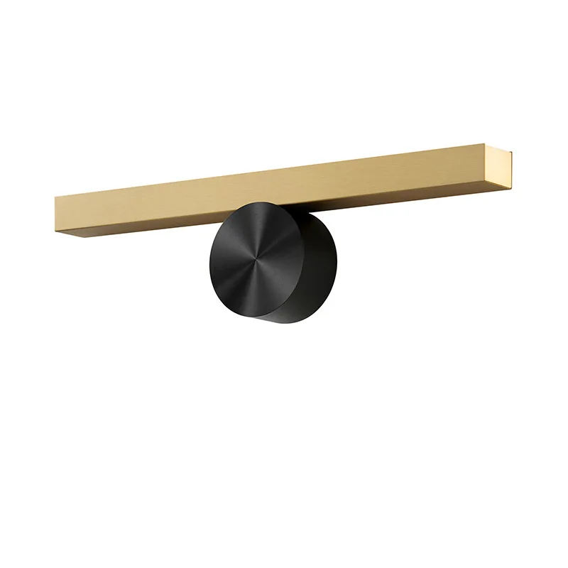 

Modern Simple Copper LED Wall Lamp Nordic Wall Light For Bedside Kitchen Restaurant Cloth Store Art Wall Sconce Lighting B210