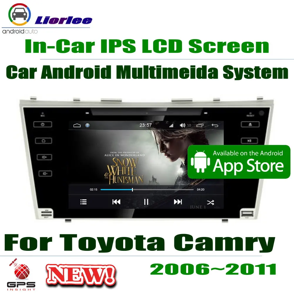 Для Toyota Camry(XV40) 2006~ 2011 Автомобильный Android плеер DVD gps навигационная система HD экран Радио Стерео интегрированный мультимедиа