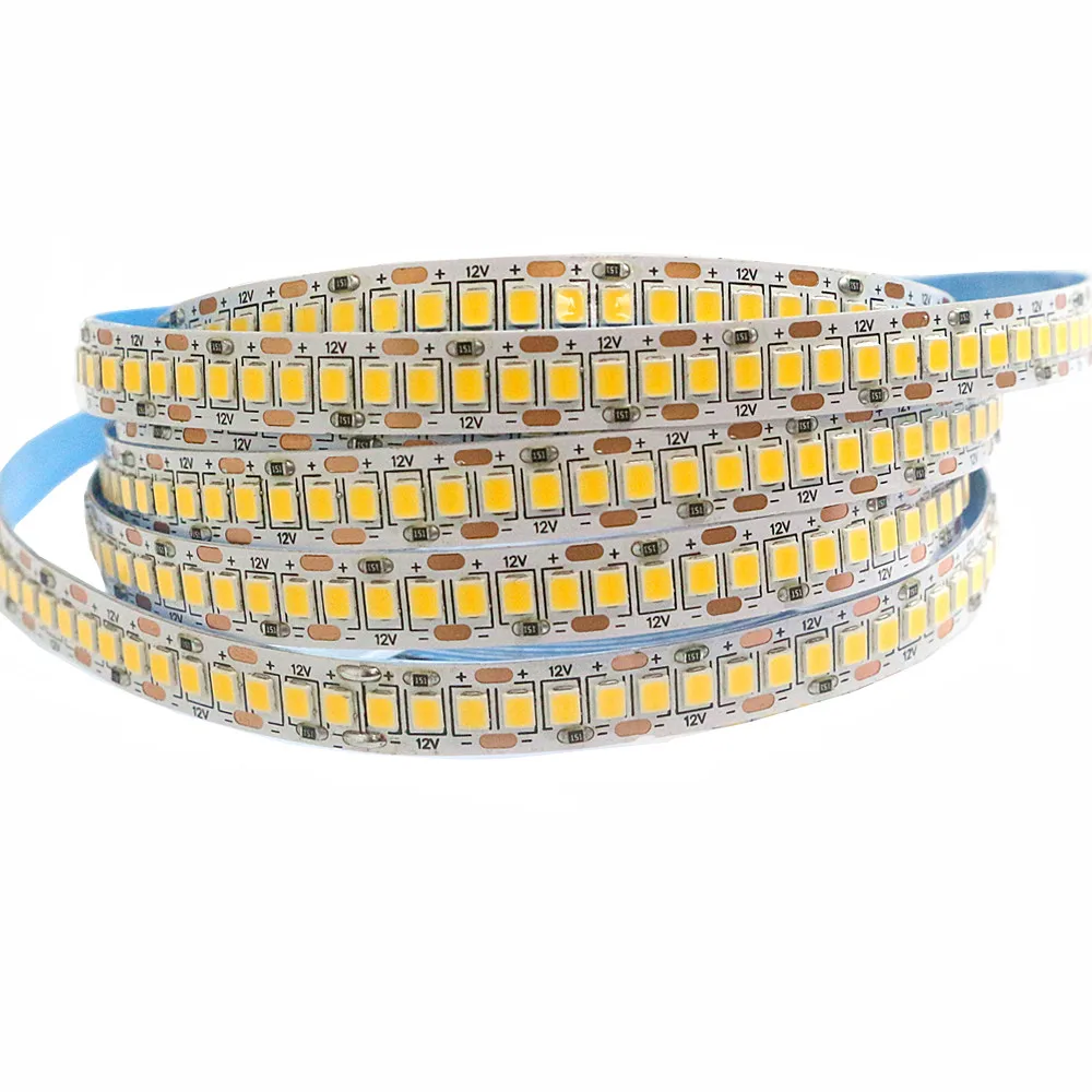 5 м/лот 10 мм PCB 2835 SMD 1200 Светодиодная лента DC12V ip30 не IP65 Водонепроницаемый гибкий