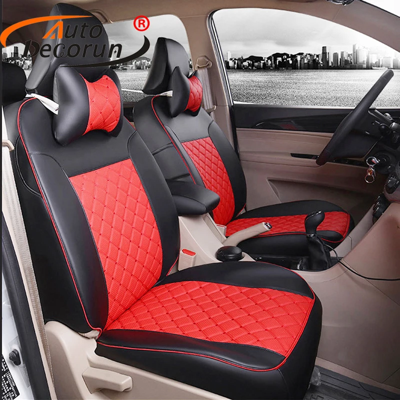 AutoDecorun PU Leather cover seat car for Lincoln mkt accessories seat