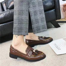 HZXINLIVE/ г.; роскошные женские лоферы с металлической цепочкой; женская обувь на плоской подошве без застежки; лоферы с бахромой на мягкой резиновой подошве; Женская Осенняя обувь