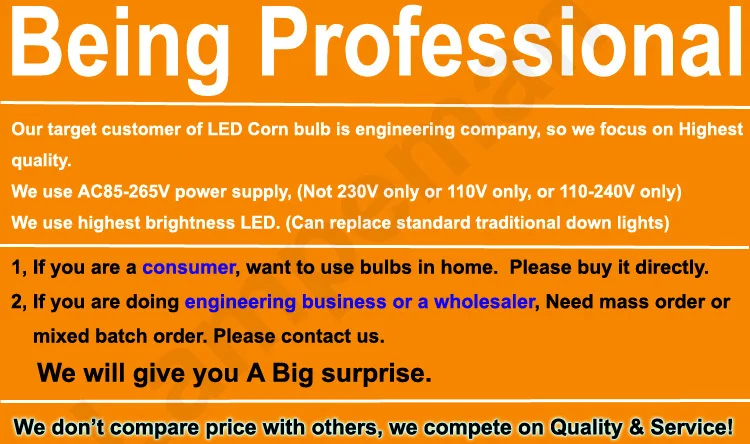 professional corn bulb