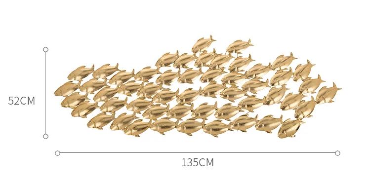 Kopen Moderne Metalen Beeldje Wanddecoraties Dan Nila Vis Metalen Wanddecoratie Accessoires Ornamenten Home Decor