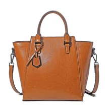 Новая женская сумка-тоут роскошные сумки из натуральной кожи дизайнерская ручная сумка женская воловья Сумка-трапеция женские сумки