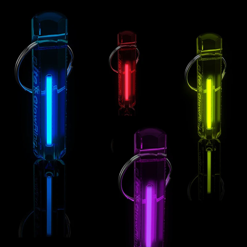 

Automatic Light Tritium Gas Lamp Self Luminous Key Ring Life Saving Emergency Lights For Outdoor Safety and Survival Tool