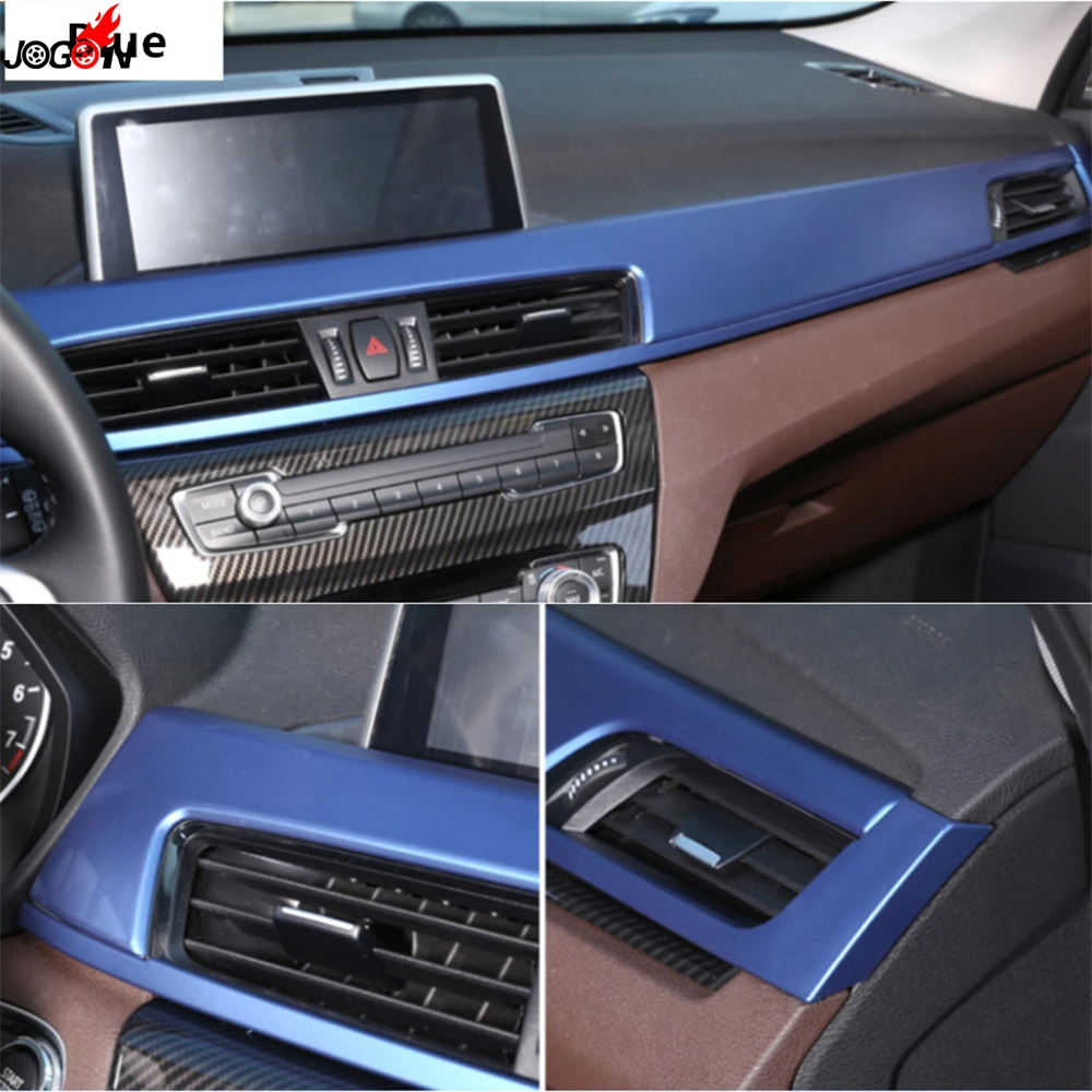 

For BMW X1 F48 2016 2017 LHD Front Central Console Dashboard Air Condition Air Vent AC Outlet Trim Cover Trim Decoration