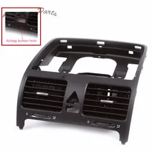 YIMIAOMO OEM 1K0 819 743 B Черная передняя Центральная приборная панель вентиляционное отверстие для VW Jetta MK5 Golf/GTI 5 MK5 Rabbit 1K0 819 728 F
