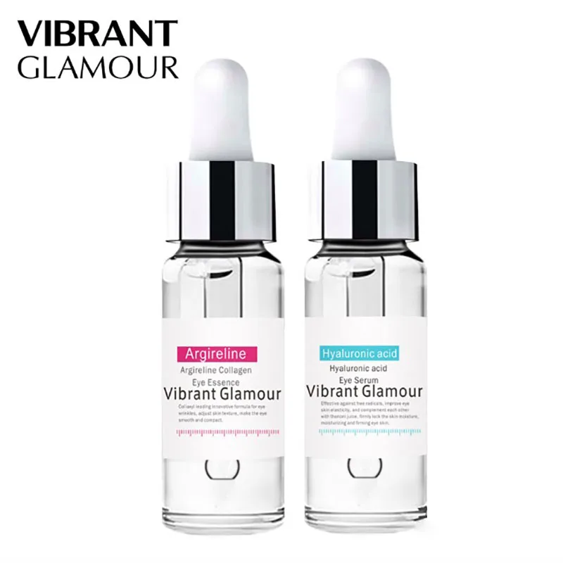 2Pc Hyaluronic Acid Argireline Eye Serum Moisturizing Dark Circles