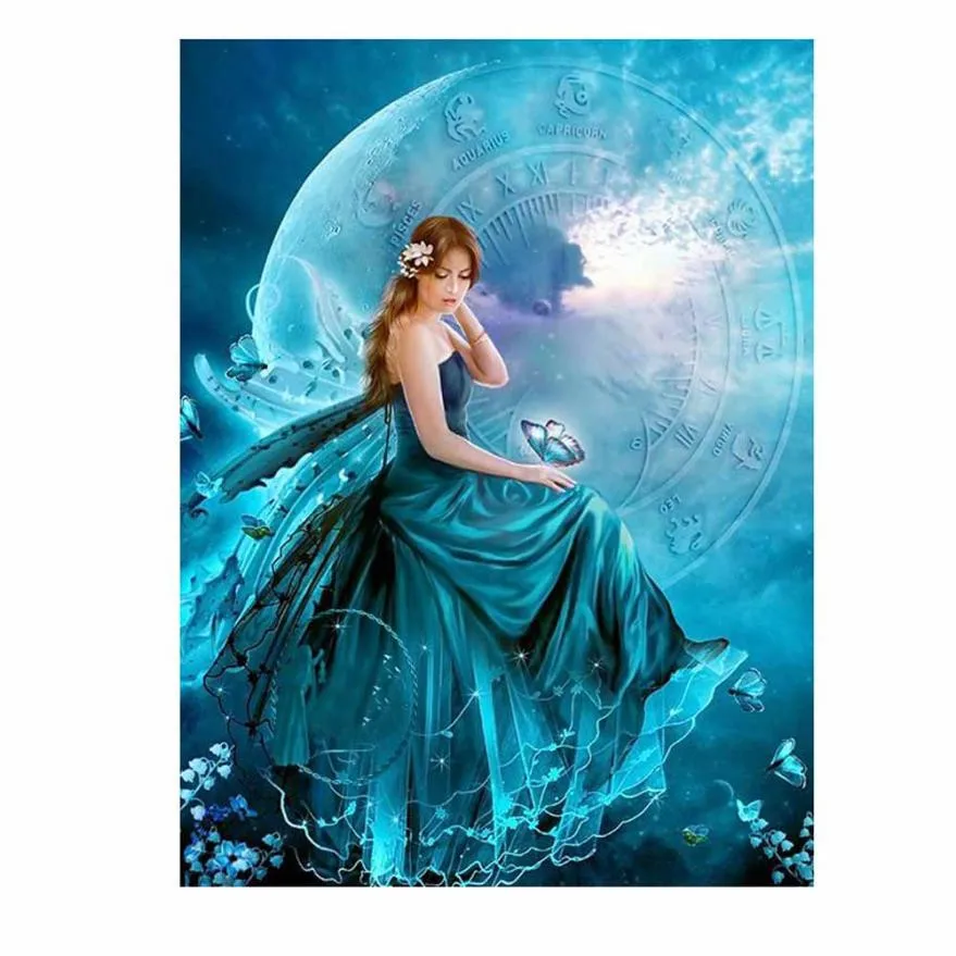 

Hot Sale 5D Embroidery Paintings Rhinestone Pasted Canvas Diamond Embroidery Cross-Stitch Kit DIY Diamond painting Needlework